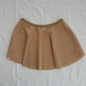 Chic Ballet Belladona Skirt in Nude - Size Small - NWOT